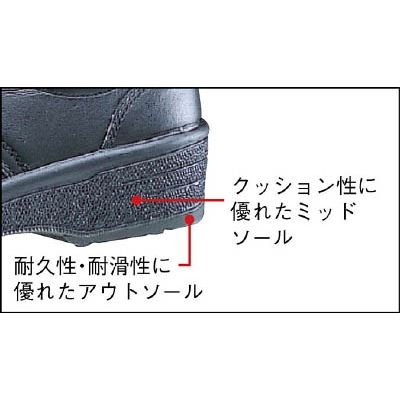 ■ミドリ安全(Midori Anzen) 　安全靴　紳士靴タイプ　ＷＫ３１０Ｌ　２５．５ＣＭ　WK310L25.5 WK310L25.5
