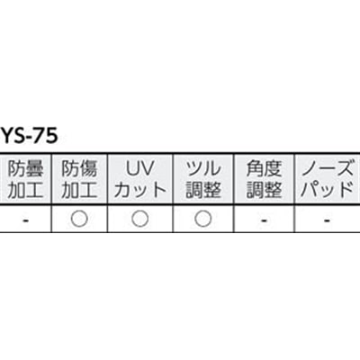■スワン　二眼型セーフティグラス　YS75 YS75