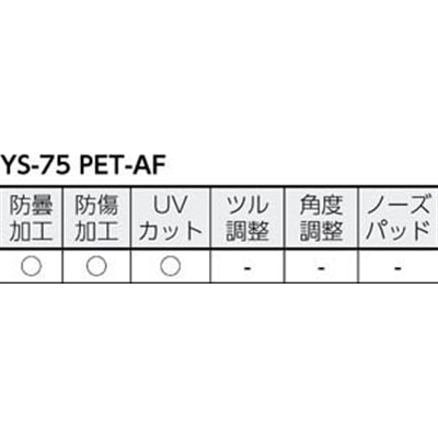 ■スワン　二眼型セーフティグラス　YS75PETAF YS75PETAF