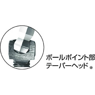 ■エイト　Ｔ型　六角棒スパナ　テーパーヘッド　鉄ハンドル　首下５００ｍｍ　単品　STT500-3 STT500-3