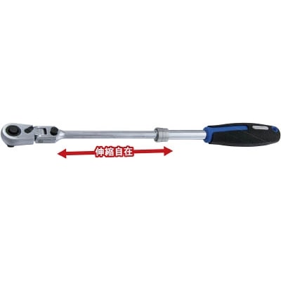■Ｐｒｏ－Ａｕｔｏ　３／８ＤＲ．伸縮式フレックスロックラチェット　STR-F3 STR-F3
