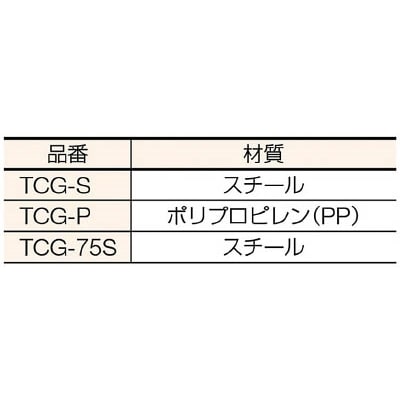 ■トラスコ中山(TRUSCO)　ベルト荷締機用コーナーガード　７５ｍｍ幅用　スチール製　TCG-75S TCG-75S