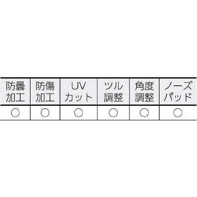 ■トラスコ中山(TRUSCO)　一眼型セーフテイグラス　クリア　TVF-80B TVF-80B