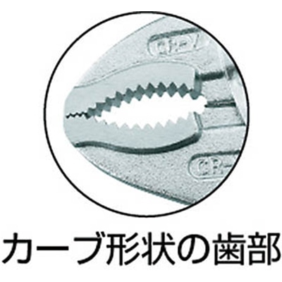 ■トラスコ中山(TRUSCO)　グリッププライヤ１８０ｍｍ　TVP-180 TVP-180