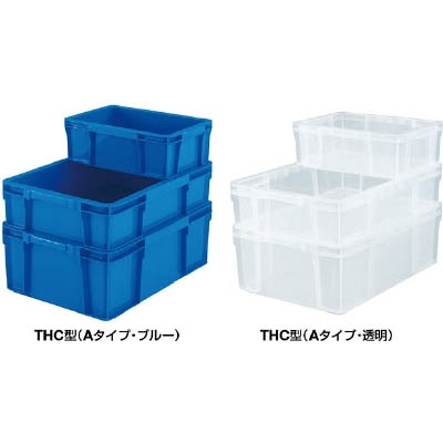 ■トラスコ中山(TRUSCO)　ＴＨＣ型コンテナ　有効内寸１３１Ｘ８３Ｘ７６　透明　THC-01A　TM THC-01A　TM