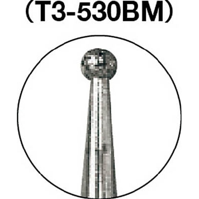■トラスコ中山(TRUSCO)　ＣＢＮバー　Φ１．８Ｘ軸３　＃１４０　T3-530BM T3-530BM