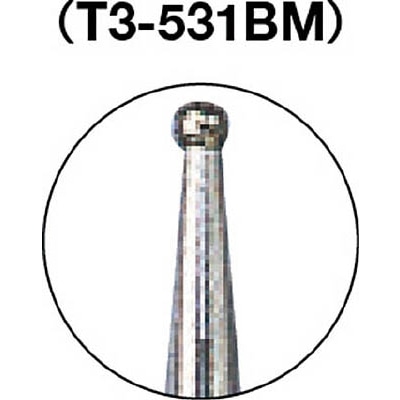 ■トラスコ中山(TRUSCO)　ＣＢＮバー　Φ１．２Ｘ軸３　＃１４０　T3-531BM T3-531BM