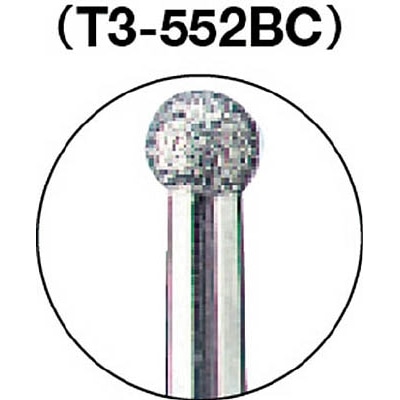 ■トラスコ中山(TRUSCO)　ＣＢＮバー　Φ３Ｘ軸３　＃１００　T3-552BC T3-552BC