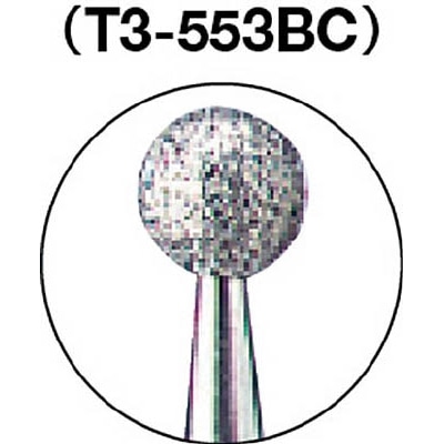 ■トラスコ中山(TRUSCO)　ＣＢＮバー　Φ４Ｘ軸３　＃１００　T3-553BC T3-553BC