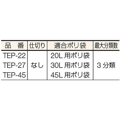 ■トラスコ中山(TRUSCO)　エコペダルペール　２７．５Ｌ　TEP-27 TEP-27