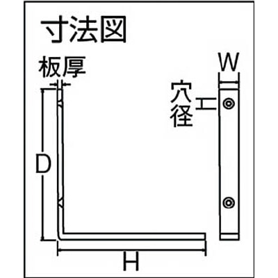 ■トラスコ中山(TRUSCO)　ユニクロ特厚金折　２０ｍｍ  TUTK-20 TUTK-20