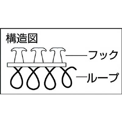 ■トラスコ中山(TRUSCO)　マジックバンド　超薄型　１０ｍｍＸ３ｍ　オレンジ　MKH-1030-OR MKH-1030-OR