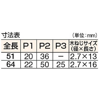 ■トラスコ中山(TRUSCO)　ステンレス製中厚蝶番　全長５１ｍｍ  ST-999-51HL  (ﾍｱｰﾗｲﾝ ﾋﾞｽﾂｷ10ｺｲﾘ) ST-999-51HL (ﾍｱｰﾗｲﾝ ﾋﾞｽﾂｷ10ｺｲﾘ)