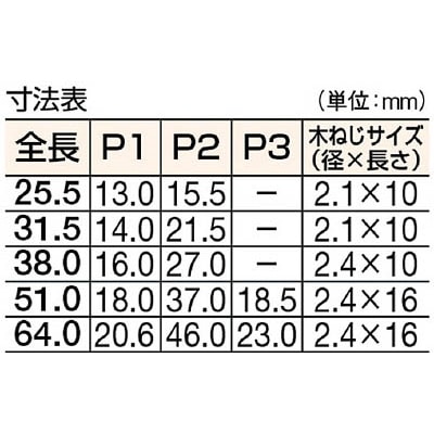 ■トラスコ中山(TRUSCO)　ステンレス製薄口蝶番　全長３８．０ｍｍ  ST-550-38  (ﾃﾞﾝｶｲｹﾝﾏｼｱｹﾞ 10ｺｲﾘ) ST-550-38 (ﾃﾞﾝｶｲｹﾝﾏｼｱｹﾞ 10ｺｲﾘ)