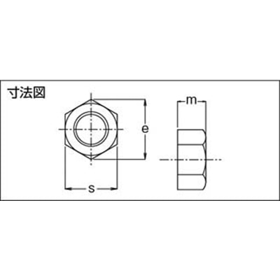 ■トラスコ中山(TRUSCO)　六角ナット１種　チタン強度Ｔｉ２　サイズＭ６Ｘ１．０　７個入  TB94-0006 TB94-0006