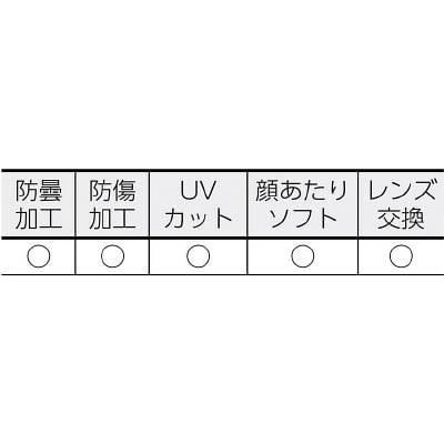 ■トラスコ中山(TRUSCO)　セーフティゴーグル　バイザー付　通気弁タイプ　TSG-83T TSG-83T