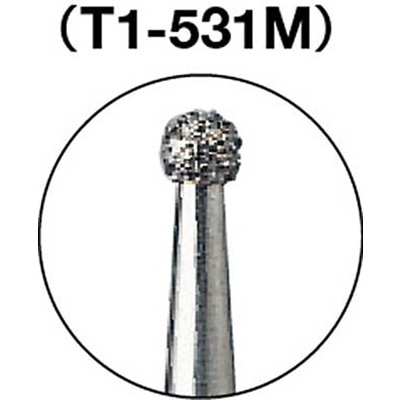 ■トラスコ中山(TRUSCO)　ダイヤモンドバー　Φ１．２Ｘ軸１．６　＃１４０　T1-531M T1-531M