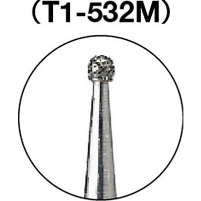 ■トラスコ中山(TRUSCO)　ダイヤモンドバー　Φ０．９Ｘ軸１．６　＃１４０　T1-532M T1-532M