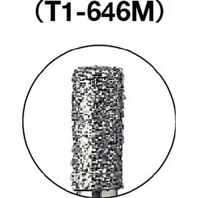 ■トラスコ中山(TRUSCO)　ダイヤモンドバー　Φ１．６Ｘ刃長４Ｘ軸１．６　＃１４０　T1-646M T1-646M