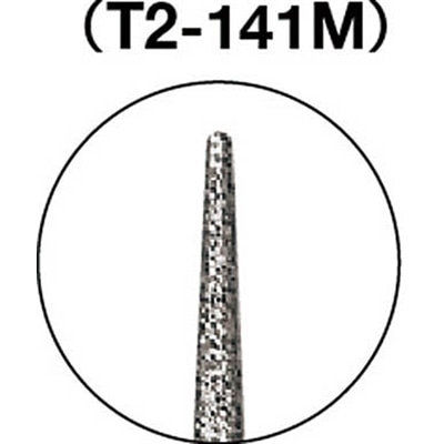 ■トラスコ中山(TRUSCO)　ダイヤモンドバー　Φ１．６Ｘ刃長１０Ｘ軸２．３５　＃１４０　T2-141M T2-141M