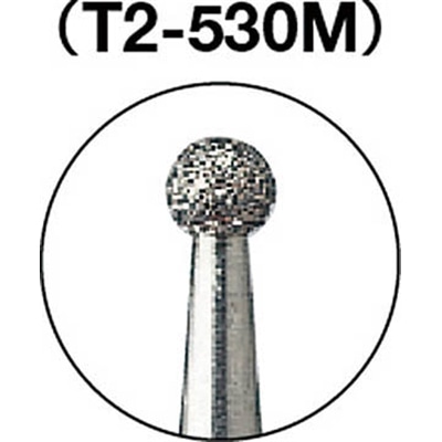 ■トラスコ中山(TRUSCO)　ダイヤモンドバー　Φ１．８Ｘ軸２．３５　＃１４０　T2-530M T2-530M