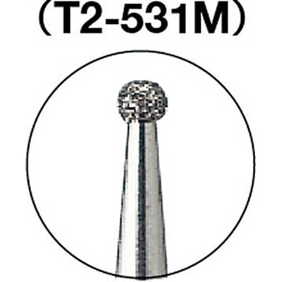 ■トラスコ中山(TRUSCO)　ダイヤモンドバー　Φ１．２Ｘ軸２．３５　＃１４０　T2-531M T2-531M