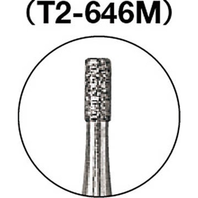 ■トラスコ中山(TRUSCO)　ダイヤモンドバー　Φ１．６Ｘ刃長４Ｘ軸２．３５　＃１４０　T2-646M T2-646M