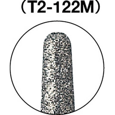 ■トラスコ中山(TRUSCO)　ダイヤモンドバー　Φ２．５Ｘ刃長７Ｘ軸２．３５　＃１４０　T2-122M T2-122M