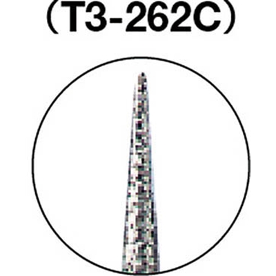 ■トラスコ中山(TRUSCO)　ダイヤモンドバー　Φ４Ｘ刃長２４．８Ｘ軸３　＃１００　T3-262C T3-262C