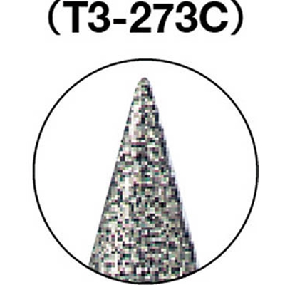 ■トラスコ中山(TRUSCO)　ダイヤモンドバー　Φ１０Ｘ刃長１７．８Ｘ軸３　＃１００　T3-273C T3-273C