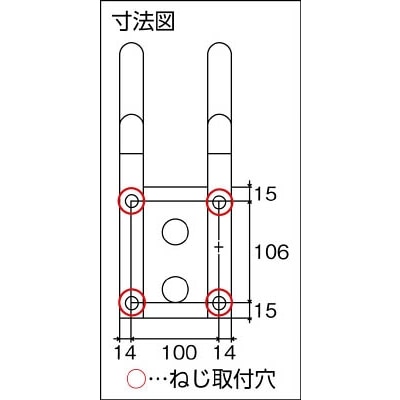 ■トラスコ中山(TRUSCO)　４５ＣＭ全閉式工場扇“ゼフィール”壁掛けアングル　TFZPW TFZP-W