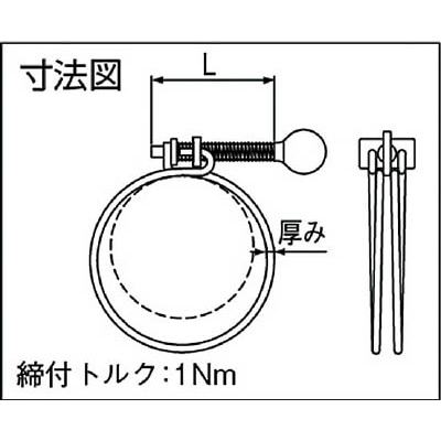 ■トラスコ中山(TRUSCO)　指ネジ式ワイヤバンド　締付径１５～１８ｍｍ　１０個入  TWBN-18(WBN-18) (14ｶﾗ18) TWBN-18(WBN-18) (14ｶﾗ18)