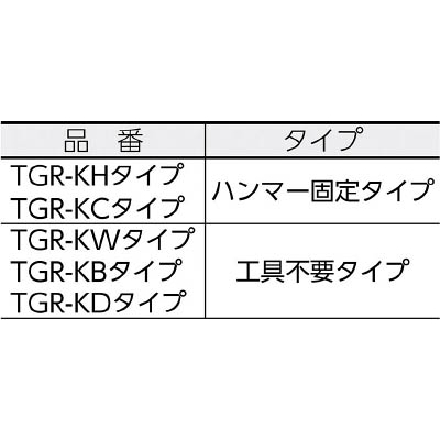 ■トラスコ中山(TRUSCO)　ゴムロープ用金具フック　１０個入　TGR-10KH TGR-10KH