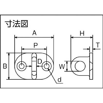 ■トラスコ中山(TRUSCO)　ステンレス　Ｔ型アイ  TET-1 TET-1
