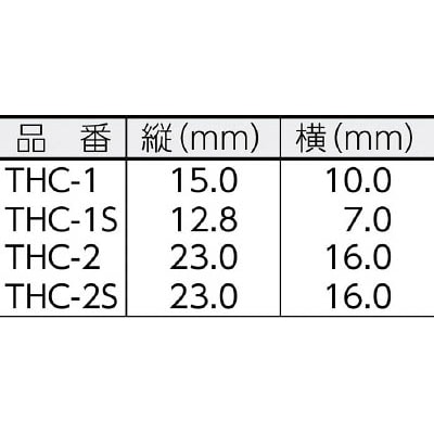 ■トラスコ中山(TRUSCO)　結束バンド固定具　幅４．０　Ｍ３　１００個入　THC-1S THC-1S