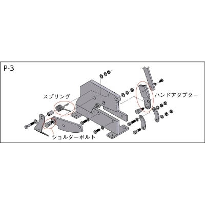■トラスコ中山(TRUSCO)　レバーシャーＮｏ．３用　スプリング　P3012 P3012