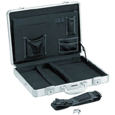 ■トラスコ中山(TRUSCO)　アルミケース　（シルバー）　４２５×６８×３０５ｍｍ　TAC-420SV TAC-420SV