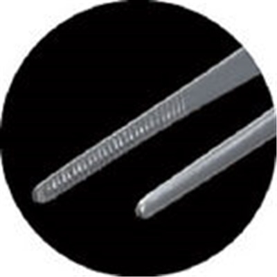 ■トラスコ中山(TRUSCO)　ステンレス製ピンセット　１２５ｍｍ　直ギザ付  TSP-21  (125MMﾁｮｸ) TSP-21 (125MMﾁｮｸ)