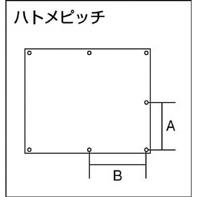 ■トラスコ中山(TRUSCO)　スパッタシートベーシック両面　４号　１９２０Ｘ１９２０　TSP-4BW TSP-4BW