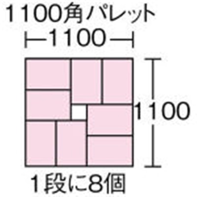 ■トラスコ中山(TRUSCO)　ＴＨＣ型コンテナ　有効内寸３７５Ｘ２４５Ｘ１３４　ＯＤ　THC-13B-OD THC-13B-OD