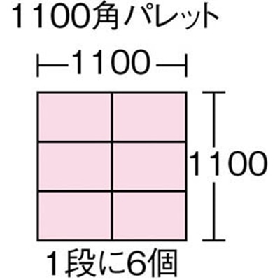 ■トラスコ中山(TRUSCO)　ＴＨＣ型コンテナ　有効内寸４４２Ｘ２９８Ｘ１１５　ＯＤ　THC-16A-OD THC-16A-OD