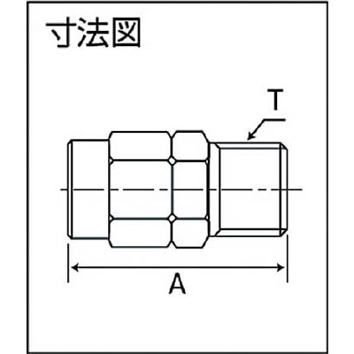 ■トラスコ中山(TRUSCO)　ＳＵＳメイルコネクタ　適用チューブ径１２Ｘ１０　ねじＲ３／８  TS12-03M  (R3/8) TS12-03M (R3/8)