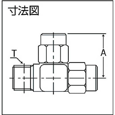 ■トラスコ中山(TRUSCO)　ＳＵＳメイルランティ　適用チューブ径１２Ｘ１０　ねじＲ１／４  TS12-02RT  (R3/8) TS12-02RT (R3/8)