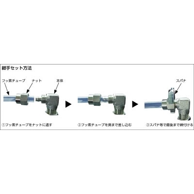 ■トラスコ中山(TRUSCO)　ＳＵＳユニオンティ　適用チューブ径６Ｘ４  TS6-00UT TS6-00UT