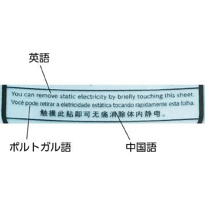 ■トラスコ中山(TRUSCO)　スパークガード１００　４カ国語表記　TSG-K100D-FL TSG-K100D-FL