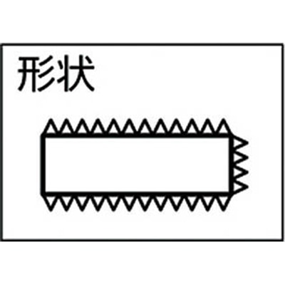 ■トラスコ中山(TRUSCO)　組ヤスリ　平　油目　全長１８５　１０本組　THI010-04 THI010-04