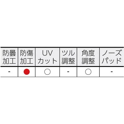 ■トラスコ中山(TRUSCO)　二眼型セーフティグラス　替レンズ　TSG-80P-SP TSG-80P-SP