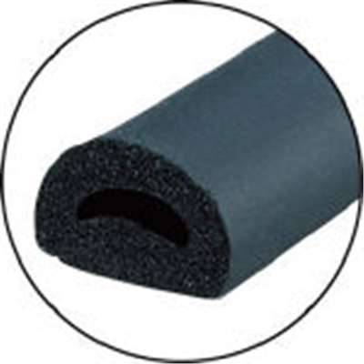■トラスコ中山(TRUSCO)　粘着付Ｄ型スポンジ　１５ｍｍ×１０ｍｍ×２５ｍ　TSDN-1510-25 TSDN-1510-25