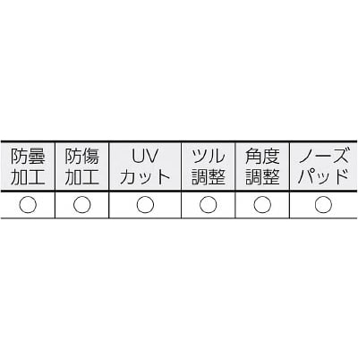 ■トラスコ中山(TRUSCO)　一眼型セーフテイグラス　クリア　TVF-90TM TVF-90TM