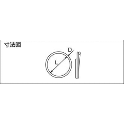 ■トラスコ中山(TRUSCO)　ニ重リンク　ステンレス製　線径Φ１．６Ｘ内径Φ１８  TWR-16-18 TWR-16-18